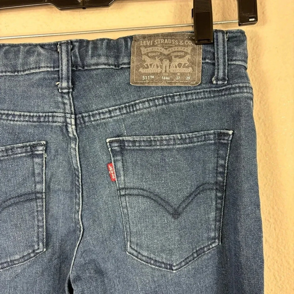 Levis Performance 511 Slim Boy Blue Jeans - Picture 9 of 13